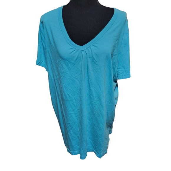 Woman Within Tops Woman Within Plus Tee Blue Sz X Poshmark